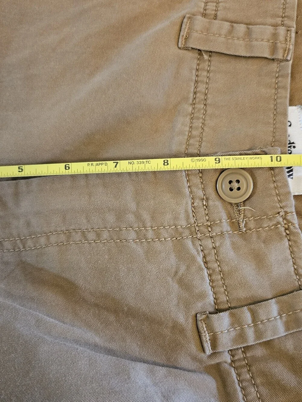 Goodfellow Khaki Cargo Pants Tan Size 30x32